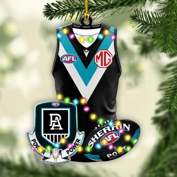 Personalized Port Adelaide FC Custom Shape 2-sided Acrylic Ornament – VANDH 3845