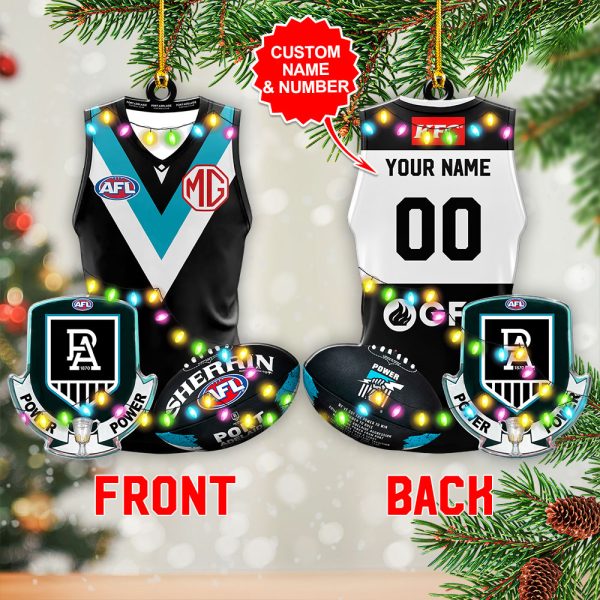 Personalized Port Adelaide FC Custom Shape 2-sided Acrylic Ornament – VANDH 3845