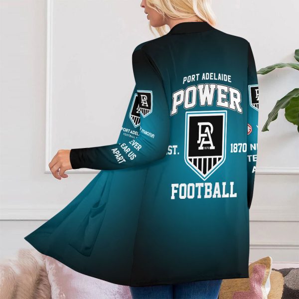 Port Adelaide FC Women's Patch Pocket Cardigan - VANDH 3765