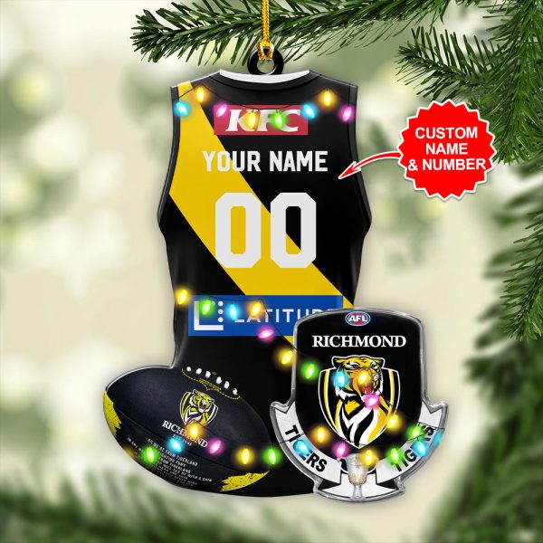 Personalized Richmond FC Custom Shape 2-sided Acrylic Ornament – VANDH 3851