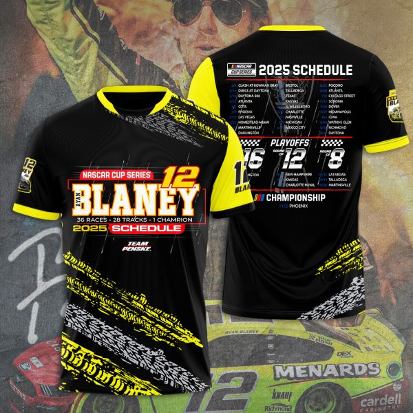 Ryan Blaney 3D Apparel - TANTN 8592