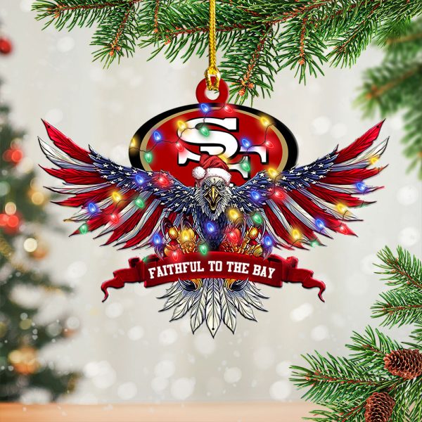 San Francisco 49ers Custom Shape 2-sided Acrylic Ornament – MAITM 8449