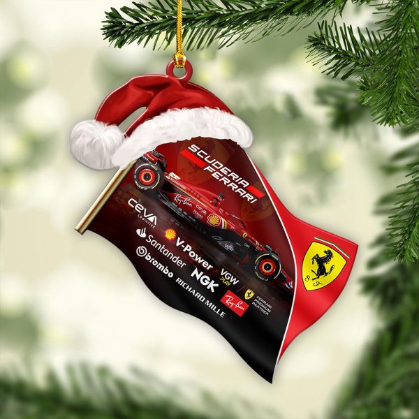 Scuderia Ferrari Custom Shape 2-sided Acrylic Ornament – HOATT 6738