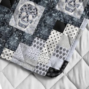 Sugar Skull Quilt Blanket - VANDH 3720