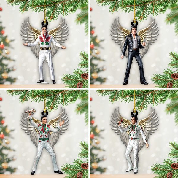 4PCS Elvis Presley Custom Shape 2-sided Acrylic Ornament - TANTN 8910