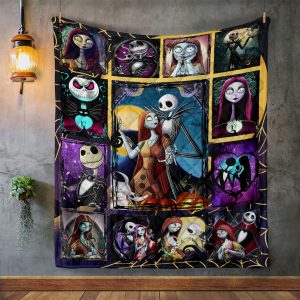 The Nightmare Before Christmas Quilt Blanket - HOATT 6711