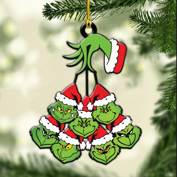 The Grinch Custom Shape 2-sided Acrylic Ornament – HOATT 6792