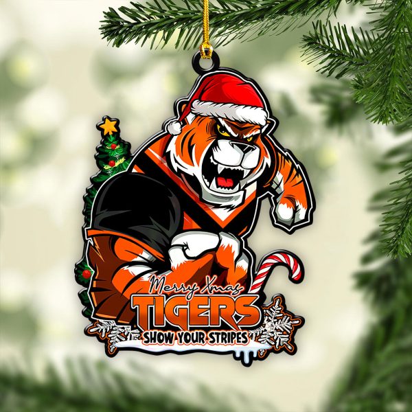 Wests Tigers Custom Shape 1-sided Acrylic Ornament - HOATT 6606