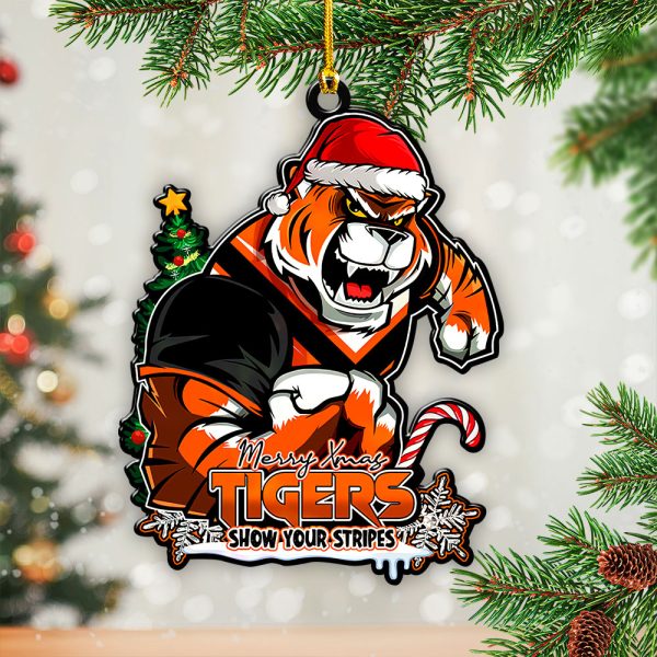 Wests Tigers Custom Shape 1-sided Acrylic Ornament - HOATT 6606