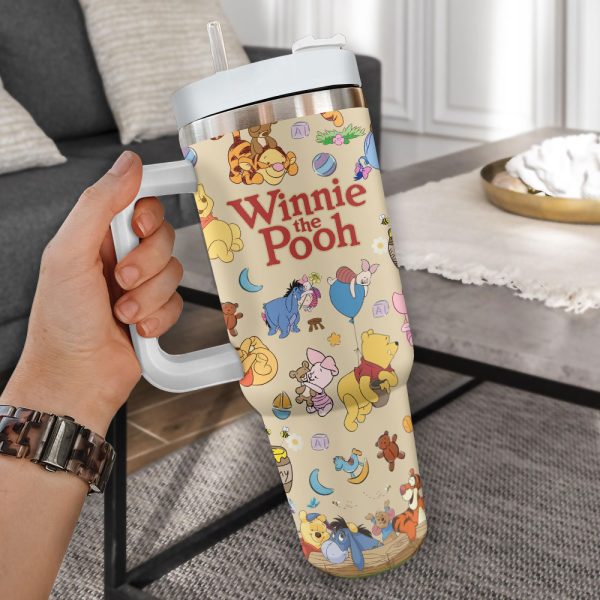 Personalized Winnie the Pooh 40oz Stanley Tumbler - VANDH 3778