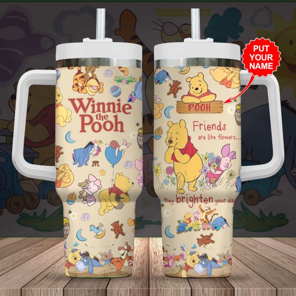 Personalized Winnie the Pooh 40oz Stanley Tumbler - VANDH 3778