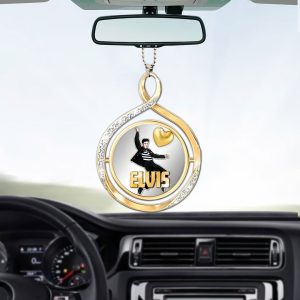 Elvis Presley Custom Shape 2-sided Acrylic Car Ornament - MAITM 8828