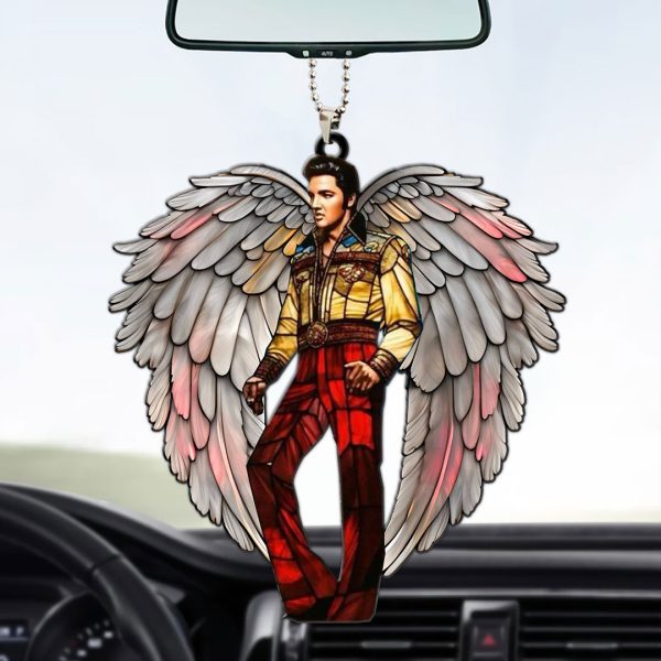 Elvis Presley Custom Shape 2-sided Acrylic Car Ornament - GNE 1908