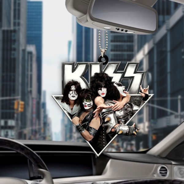 Kiss Band Custom Shape 1-sided Acrylic Car Ornament - HOATT 6968