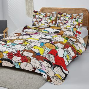 Snoopy Quilt Bedding Set - HOATT 6933