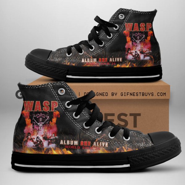 W.A.S.P. High Top Canvas Shoes - HOATT 7202