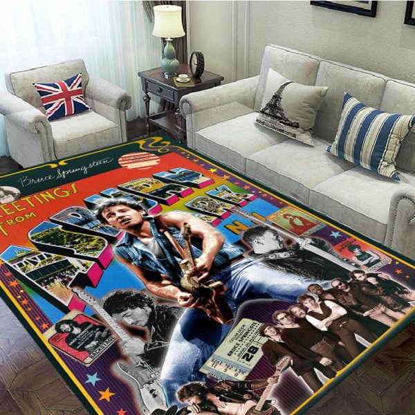 Bruce Springsteen Rectangular Rug - HOATT 6911