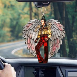 Elvis Presley Custom Shape 2-sided Acrylic Car Ornament - GNE 1908