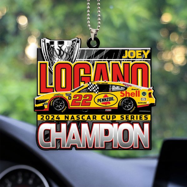 Joey Logano Custom Shape 1-sided Acrylic Car Ornament - HOATT 7051