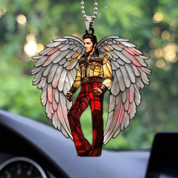 Elvis Presley Custom Shape 2-sided Acrylic Car Ornament - GNE 1908