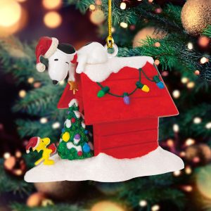 Snoopy Custom Shape 2-sided Acrylic Ornament – HOATT 7035