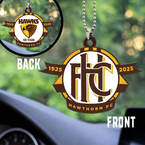 Hawthorn FC Custom Shape 2-sided Acrylic Car Ornament - MAITM 8744