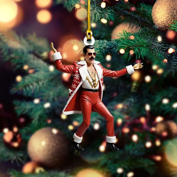 Freddie Mercury Custom Shape 2-sided Acrylic Ornament - MAITM 8906.1