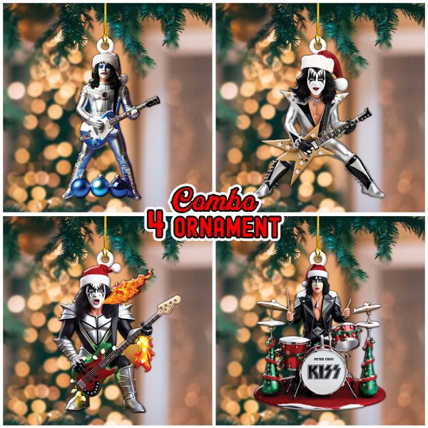 4PCS Kiss Band Custom Shape 2-sided Acrylic Ornament - ANHNV 5570