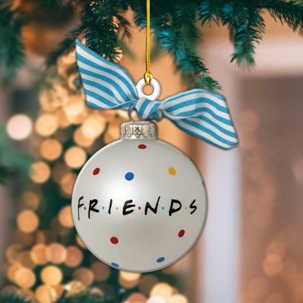 5PCS Friends Custom Shape 2-sided Acrylic Ornament - ANHNV 5579