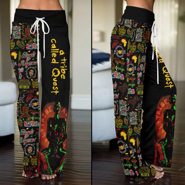 A Tribe Called Quest High-Waisted Straight-Leg Trousers - ANHNV 5586