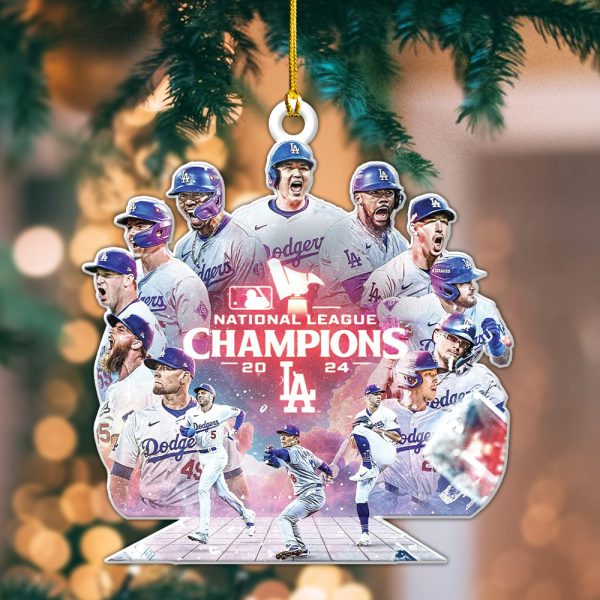 Los Angeles Dodgers Custom Shape 1-sided Acrylic Ornament - ANHNV 5597.1