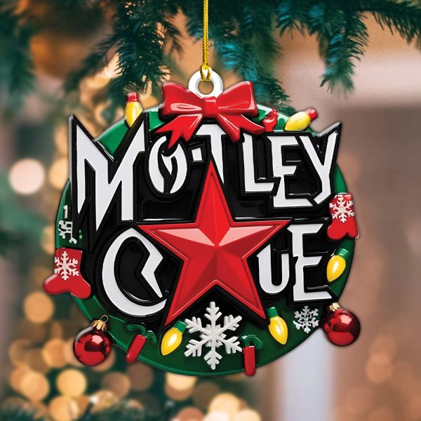 Mötley Crüe Custom Shape 2-sided Acrylic Ornament – ANHNV 5607.3