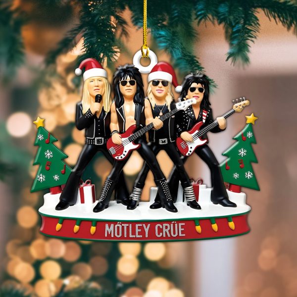 Mötley Crüe Custom Shape 2-sided Acrylic Ornament – ANHNV 5607.5