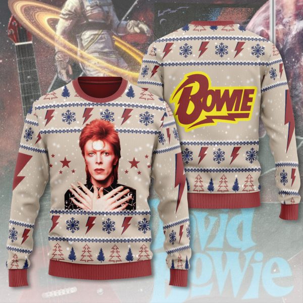 David Bowie 3D Ugly Sweater - ANHNV 5649