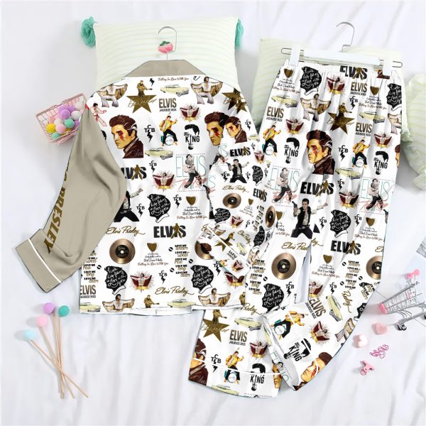 Elvis Presley Button Down Pajamas Set – ANHNV 5652