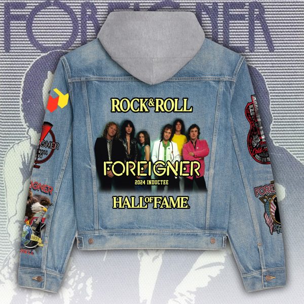 Foreigner Women's Denim Hood Jacket - ANHNV 5670