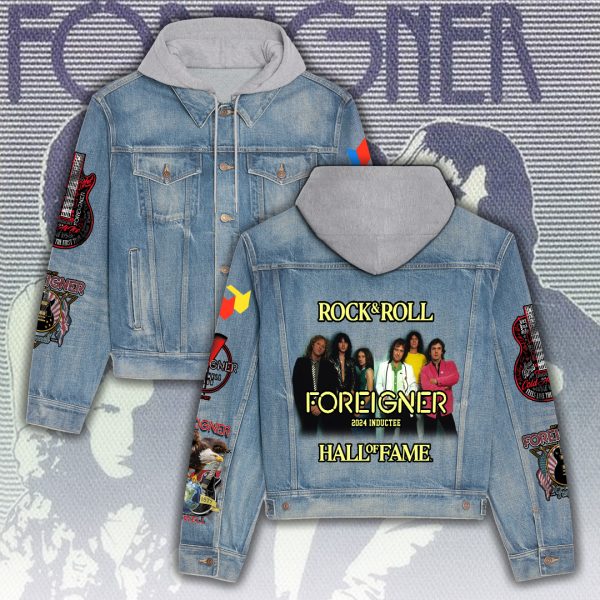 Foreigner Women's Denim Hood Jacket - ANHNV 5670