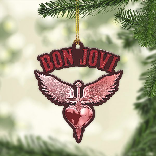 Bon Jovi Custom Shape 1-sided Acrylic Ornament - TANTN 9580