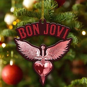 Bon Jovi Custom Shape 1-sided Acrylic Ornament - TANTN 9580