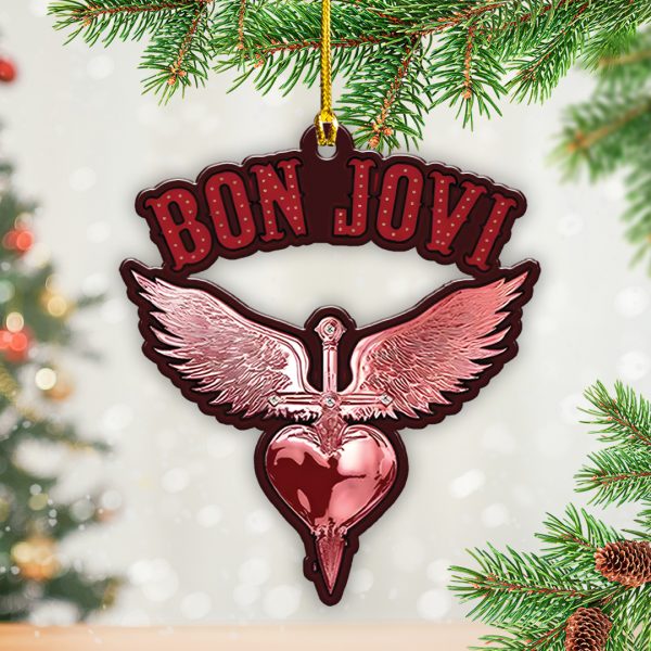 Bon Jovi Custom Shape 1-sided Acrylic Ornament - TANTN 9580