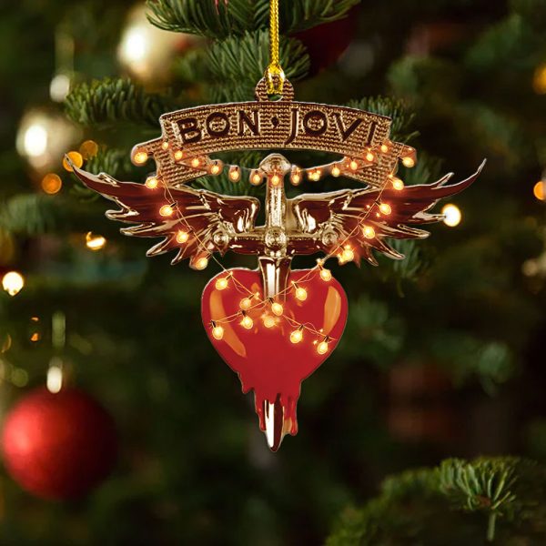 Bon Jovi Custom Shape 2-sided Acrylic Ornament - MAITM 8925