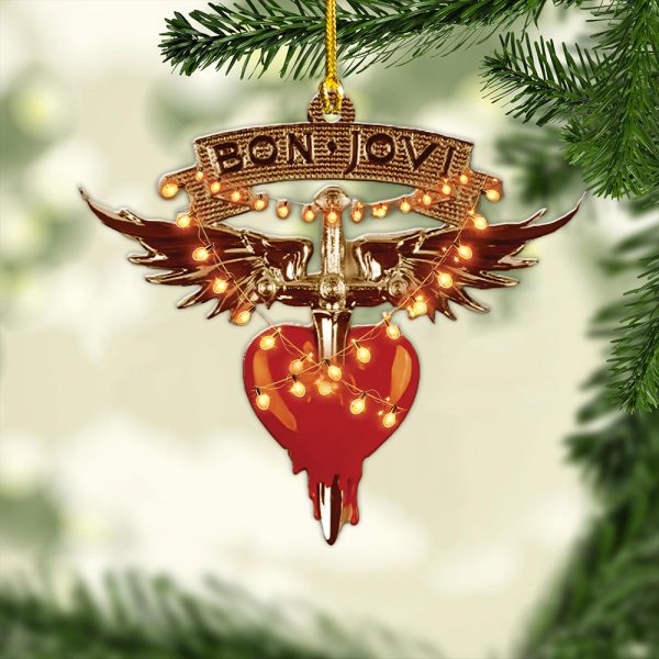 Bon Jovi Custom Shape 2-sided Acrylic Ornament - MAITM 8925