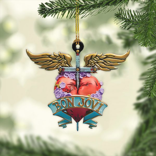 Bon Jovi Custom Shape 2-sided Acrylic Ornament - TANTN 9578