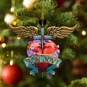 Bon Jovi Custom Shape 2-sided Acrylic Ornament - TANTN 9578