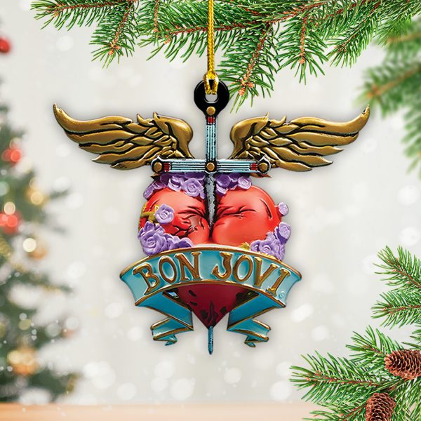 Bon Jovi Custom Shape 2-sided Acrylic Ornament - TANTN 9578