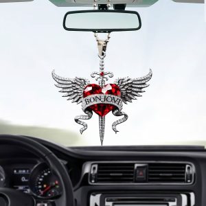 Bon Jovi Custom Shape 2-sided Acrylic Car Ornament - MAITM 8792