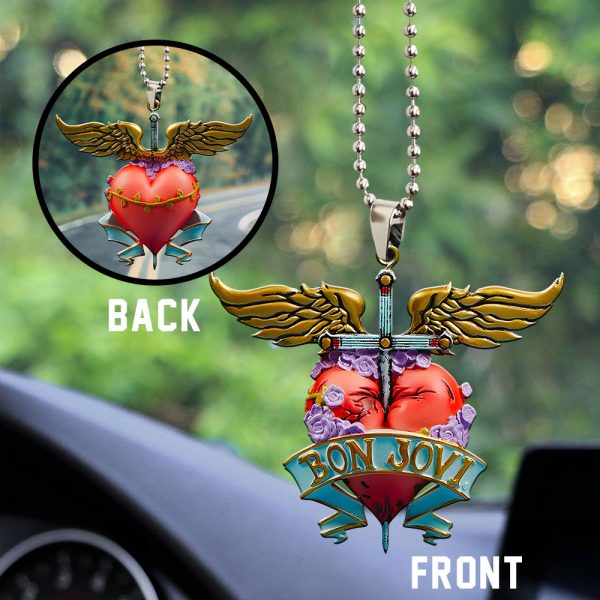 Bon Jovi Custom Shape 2-sided Acrylic Car Ornament - MAITM 8793