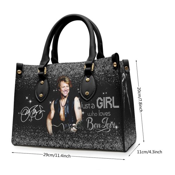 Bon Jovi Leather HandBag - HOATT 7299