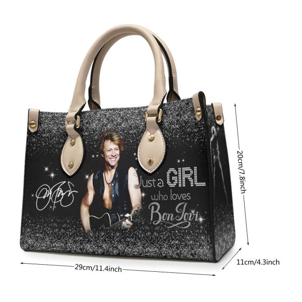 Bon Jovi Leather HandBag - HOATT 7299