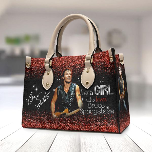 Bruce Springsteen Leather HandBag - HOATT 7317